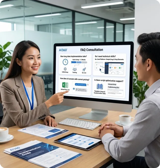 Hình minh họa FAQ bảng giá